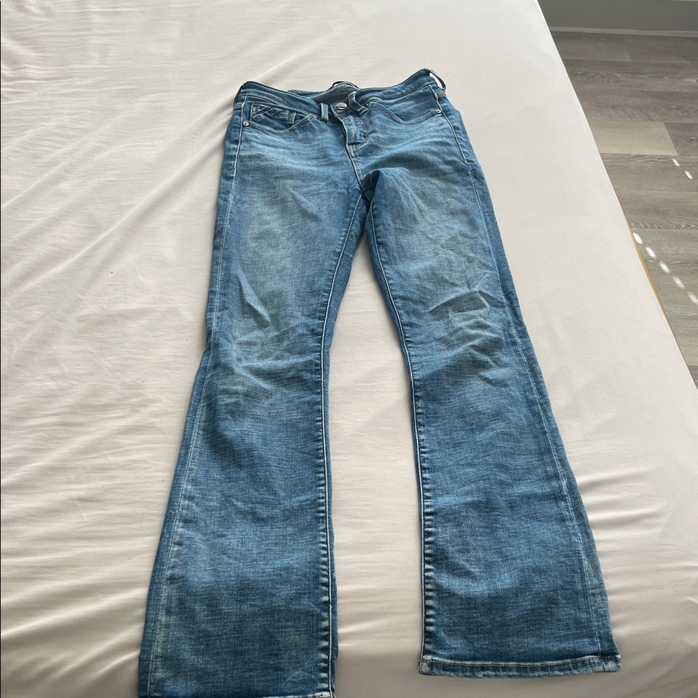 Buckle Blue Flare Women's Jeans